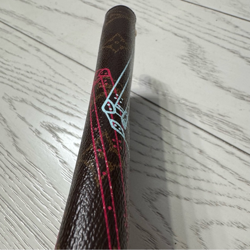 Louis Vuitton Brown and Blue Wallet - Picture 4 of 11